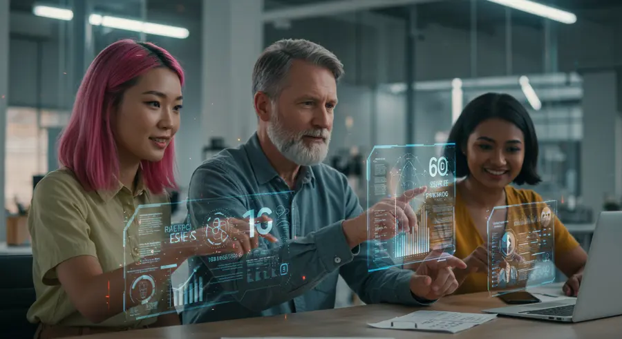 AI assisting creative brainstorming with diverse ideas